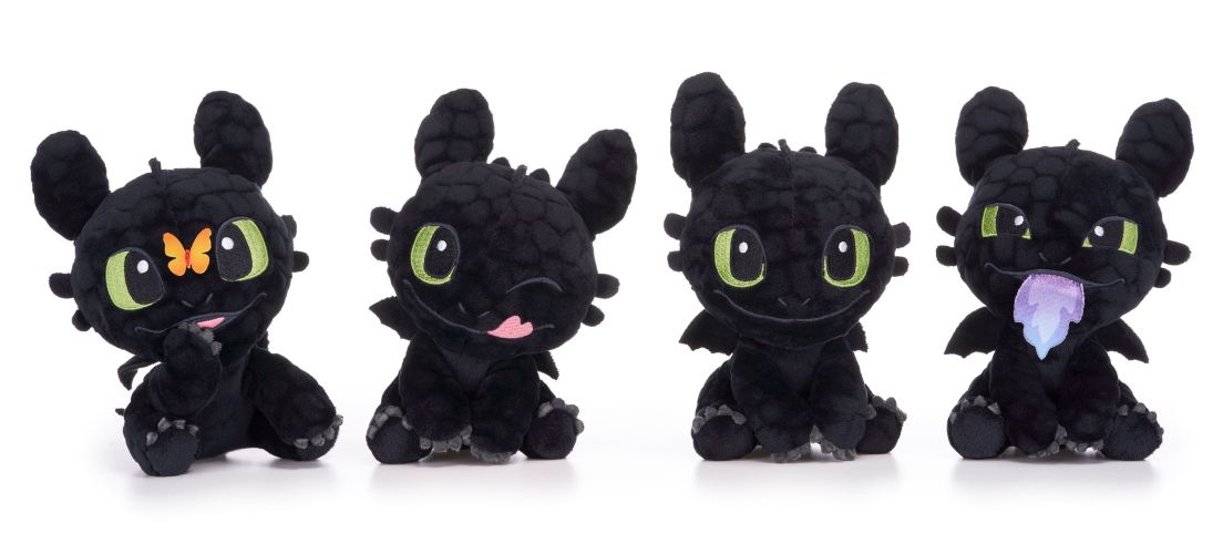 (Mis 2) DRAGON TRAINER 4 (HTTYD) Toothless Expressions Peluche 18cm – 4ass…x9